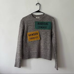 ACNE STUDIOS Feminist Wool Sweater
